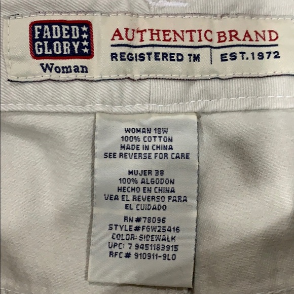 Faded Glory khaki shorts - Picture 6 of 6